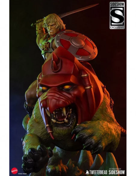 Comprar Masters Of The Universe Estatua He Man And Battle Cat Classic