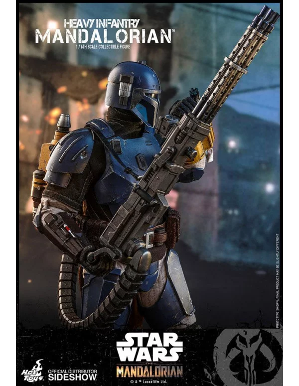 Comprar Star Wars The Mandalorian Figura 1 6 Heavy Infantry Mandalorian