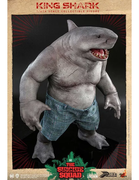 es::Escuadrón Suicida Figura 1/6 King Shark Hot Toys-2