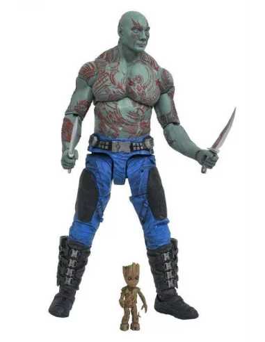 es::Guardians of the Galaxy Volume 2 Marvel Select Figura Drax & Baby Groot 18 cm