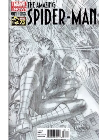 es::The Amazing Spider-man 1 2014 1:300 Alex Ross sketch variant - Marvel Comics USA