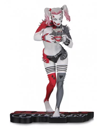 es::DC Comics Red, White & Black Estatua Harley Quinn by Greg Horn 16 cm