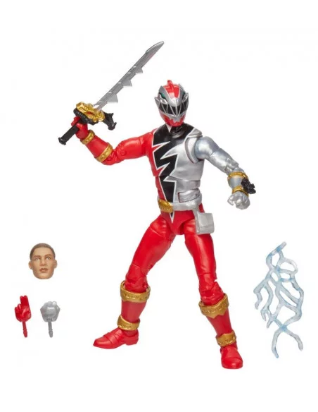 es::Power Rangers Dino Fury Lightning Collection Figura Red Ranger 15 cm