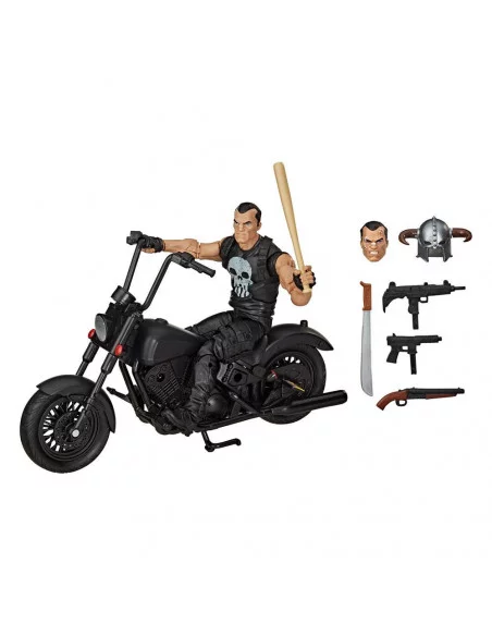 es::Marvel Legends Series Figura con vehículo 2020 The Punisher 15 cm