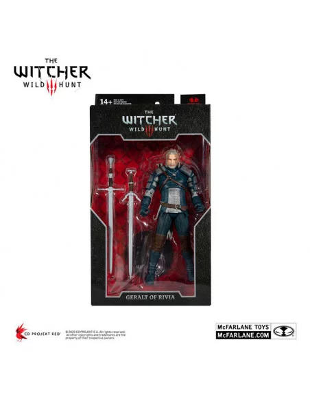 es::The Witcher Figura Geralt of Rivia Viper Armor: Teal Dye 18 cm