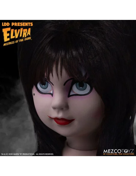 es::Elvira Mistress of the Dark Living Dead Dolls Muñeco Elvira 25 cm