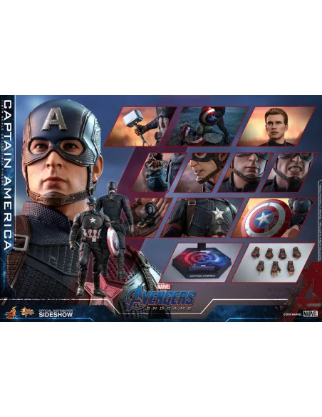 es::Vengadores: Endgame Figura 1/6 Captain America Hot Toys 31 cm.