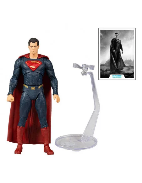 es::EMBALAJE DAÑADO. DC Justice League Movie Figura Superman Blue/Red Suit 18 cm