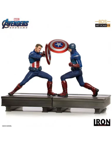 es::Vengadores: Endgame Pack de Estatuas BDS Art Scale 1/10 Captain America vs Captain America 2023 21 cm