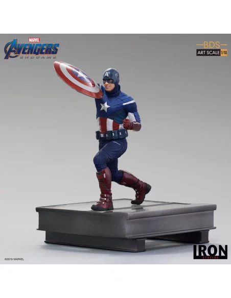 es::Vengadores: Endgame Pack de Estatuas BDS Art Scale 1/10 Captain America vs Captain America 2023 21 cm