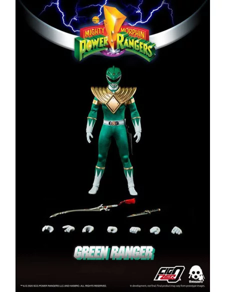 es::Mighty Morphin Power Rangers Figura FigZero 1/6 Green Ranger 30 cm