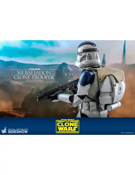 es::Star Wars The Clone Wars Figura 1/6 501st Battalion Clone Trooper Deluxe Hot Toys 30 cm