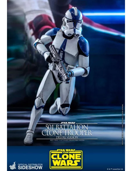 es::Star Wars The Clone Wars Figura 1/6 501st Battalion Clone Trooper Deluxe Hot Toys 30 cm