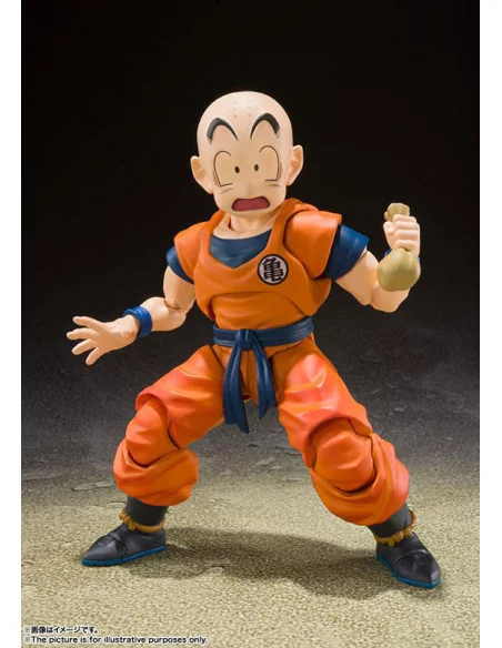 es::Dragon Ball Z Figura S.H. Figuarts Krillin Earth's strongest man 12 cm