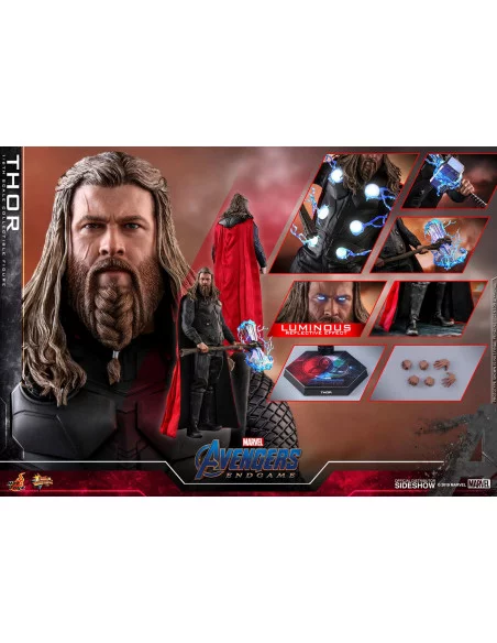 es::Vengadores: Endgame Figura 1/6 Thor Hot Toys 32 cm