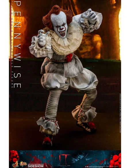 es::It Capítulo 2 Figura 1/6 Pennywise Hot Toys 32 cm