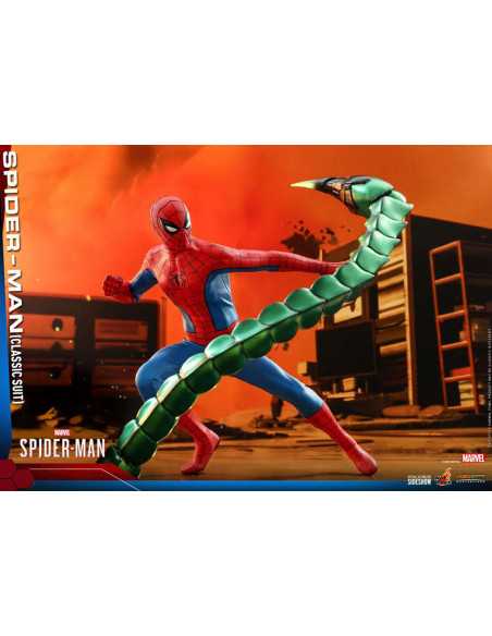 es::Marvel's Spider-Man Figura 1/6 Spider-Man Classic Suit Hot Toys 30 cm