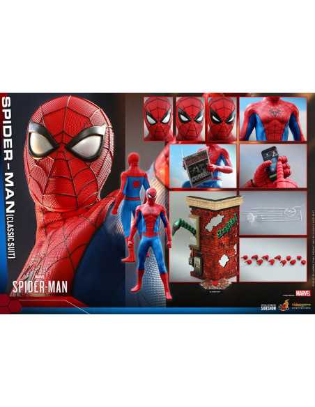 es::Marvel's Spider-Man Figura 1/6 Spider-Man Classic Suit Hot Toys 30 cm