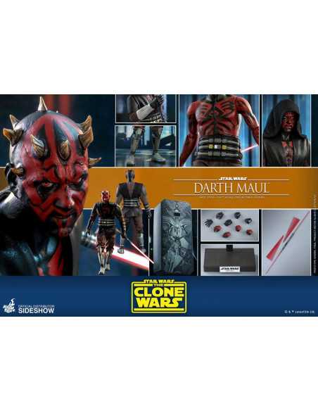 es::Star Wars The Clone Wars Figura 1/6 Darth Maul Hot Toys 29 cm