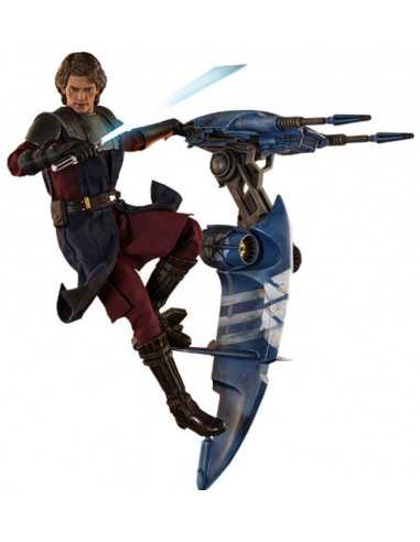 es::Star Wars The Clone Wars Figura 1/6 Anakin Skywalker & STAP Hot Toys 31 cm