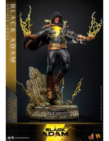 es::Black Adam Figura DX 1/6 Black Adam (Golden Armor) Deluxe Version Hot Toys 33 cm