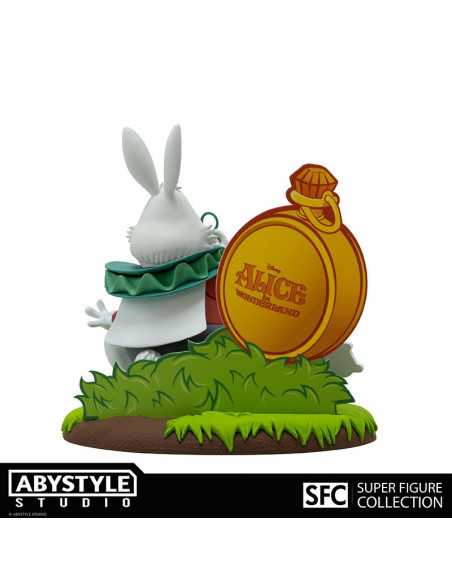 es::Disney Estatua White rabbitt 10 cm