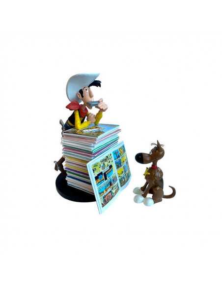 es::Figura Lucky Luke y Rantamplan Pila de cómics