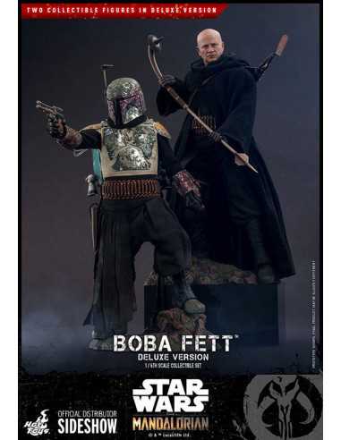 es::Star Wars The Mandalorian Pack de 2 Figuras 1/6 Boba Fett Deluxe Hot Toys