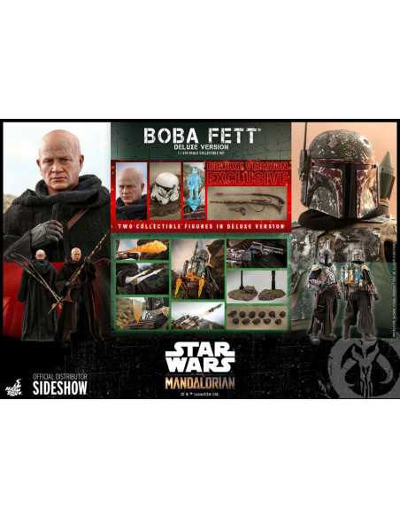 es::Star Wars The Mandalorian Pack de 2 Figuras 1/6 Boba Fett Deluxe Hot Toys