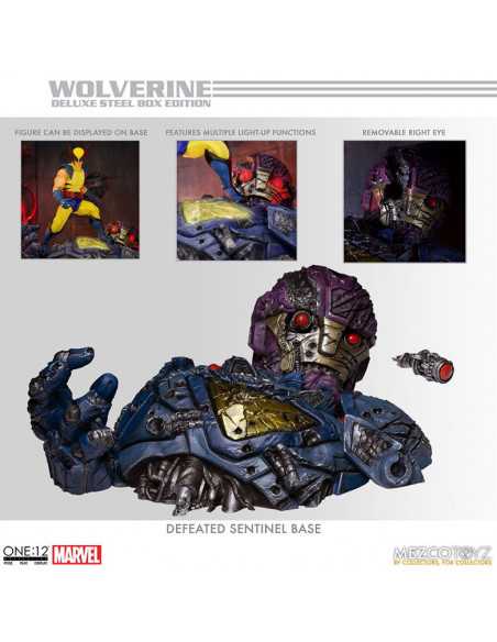 es::Marvel Universe Figura Wolverine One:12 Collective Deluxe Steel Box Edition 16 cm