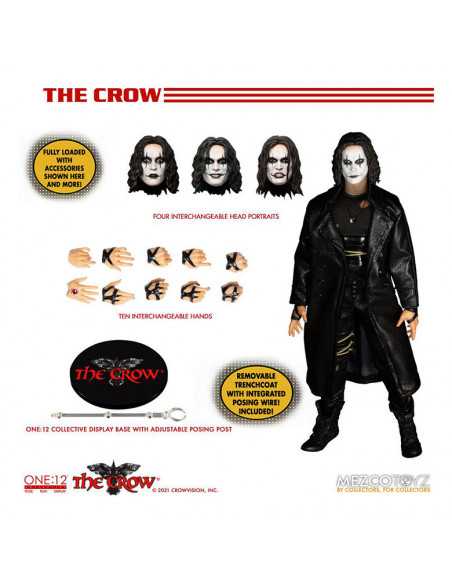 es::The Crow Figura Eric Draven One:12 Collective 17 cm