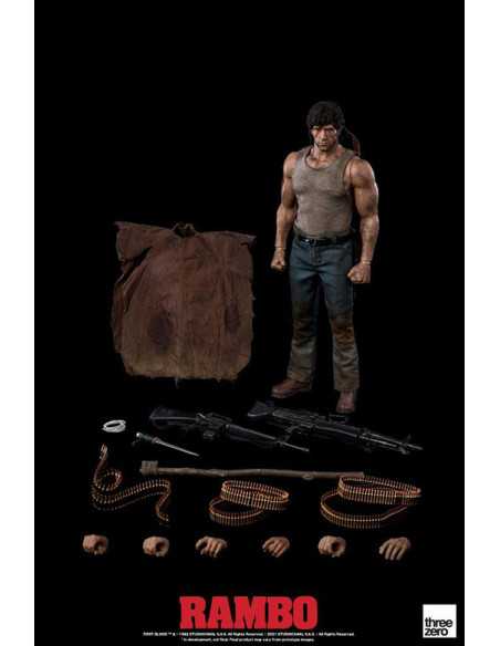 es::Rambo: primera sangre Figura 1/6 John Rambo 30 cm