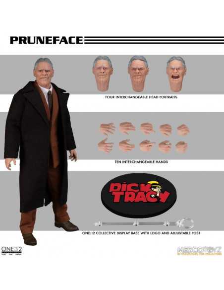 es::Dick Tracy Figura 1/12 Pruneface 17 cm