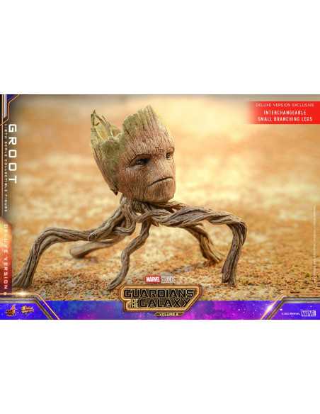 es::Guardianes de la Galaxia Vol. 3 Figura 1/6 Groot (Deluxe Version) Hot Toys 32 cm