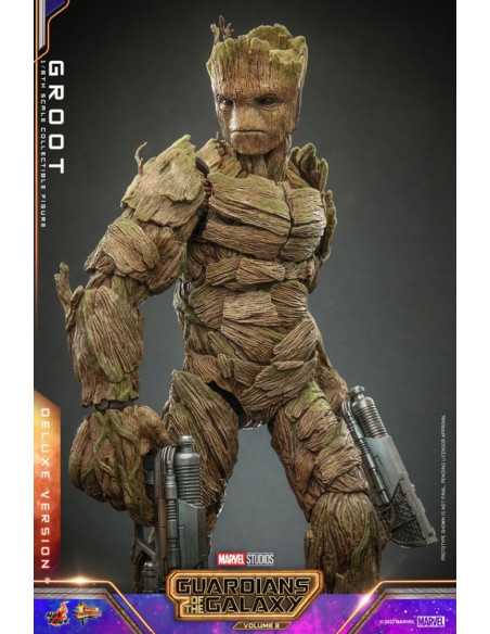 es::Guardianes de la Galaxia Vol. 3 Figura 1/6 Groot (Deluxe Version) Hot Toys 32 cm