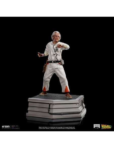 es::Regreso al Futuro I Estatua 1/10 Art Scale Doc Brown 22 cm