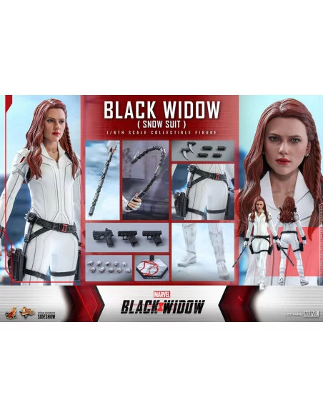 es::Black Widow Figura 1/6 Black Widow Snow Suit Version 28 cm Hot Toys