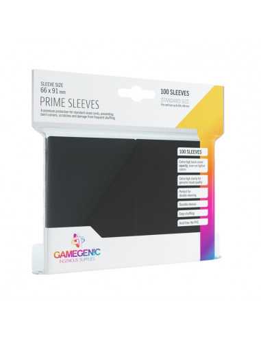 es::Pack Prime Sleeves Black (100 fundas)