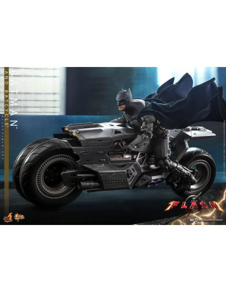 es::The Flash Set de figuras 1/6 Batman & Batcycle Hot Toys 30 cm 