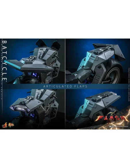 es::The Flash Vehículo 1/6 Batcycle Hot Toys 56 cm