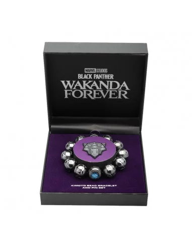 es::Marvel Pin y Pulsera Perlas de Kimoyo Black Panther Wakanda Forever 