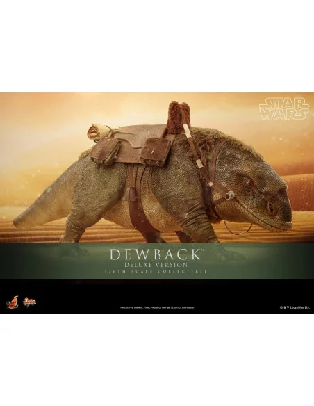 es::Star Wars Episode IV Figura 1/6 Dewback Deluxe Version Hot Toys 37 cm