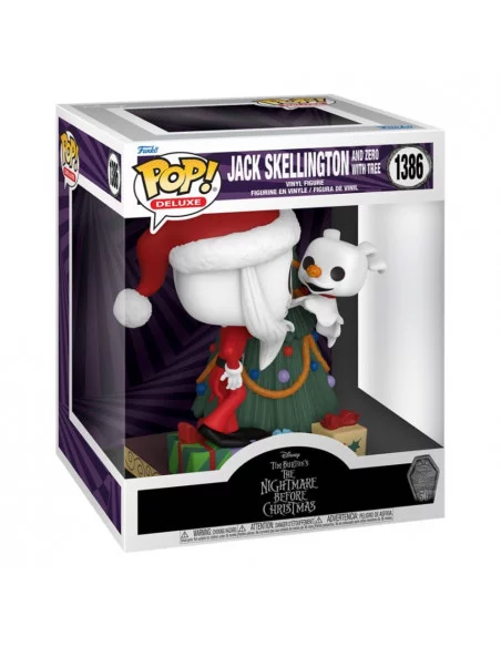 es::Pesadilla antes de Navidad 30th Funko POP! Deluxe Jack & Zero w/Tree 9 cm