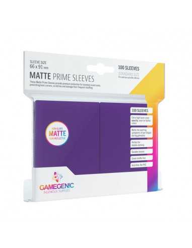 es::Pack Matte Prime Sleeves Purple (100 fundas)