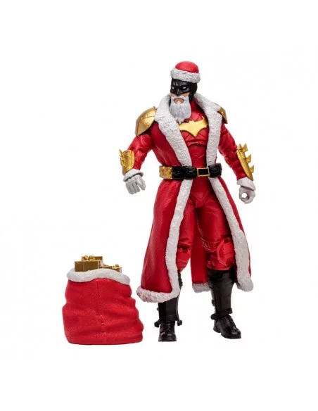 es::DC Multiverse Figura Bat Santa (Red Variant) (Gold Label) 18 cm