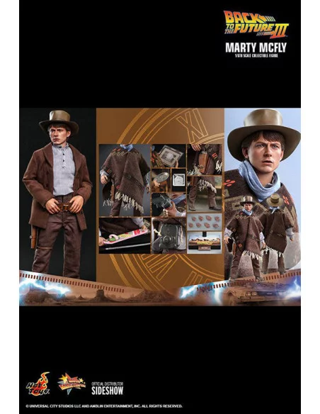 es::Regreso al futuro III Figura 1/6 Marty McFly Hot Toys 28 cm