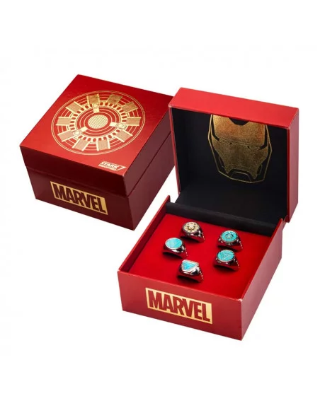 es::Stark Industries Arc Set de 5 anillos Reactor Marvel Iron Man