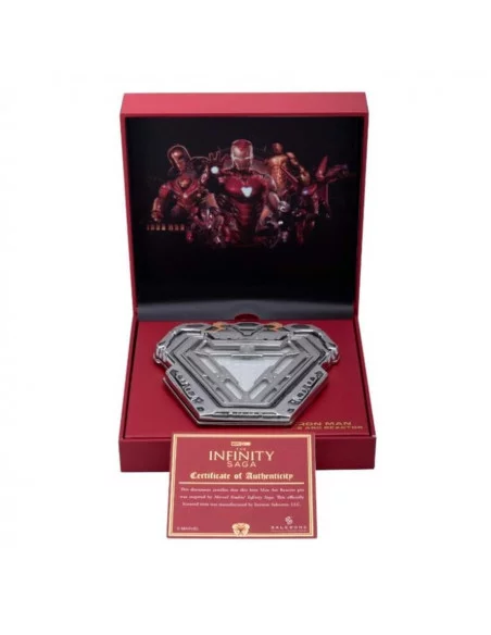 es::Marvel Infinity Saga Réplica Arc Reactor Iron Man I Love You 3000