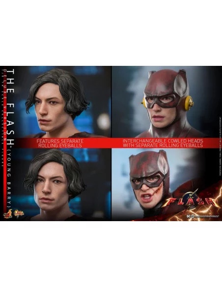 es::The Flash Movie Masterpiece Figura 1/6 The Flash (Young Barry) (Deluxe Version) Hot Toys 30 cm