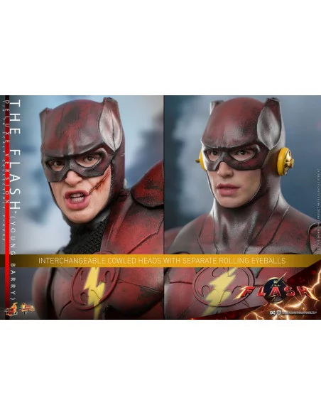 es::The Flash Movie Masterpiece Figura 1/6 The Flash (Young Barry) (Deluxe Version) Hot Toys 30 cm